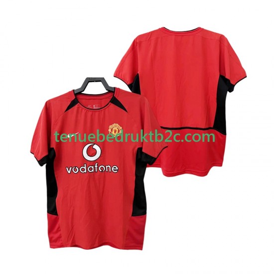 Thuisshirt Retro Manchester United Mannen 2004 2002 S-S