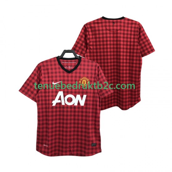 Thuisshirt Retro Manchester United 2012 2013 Mannen S-S