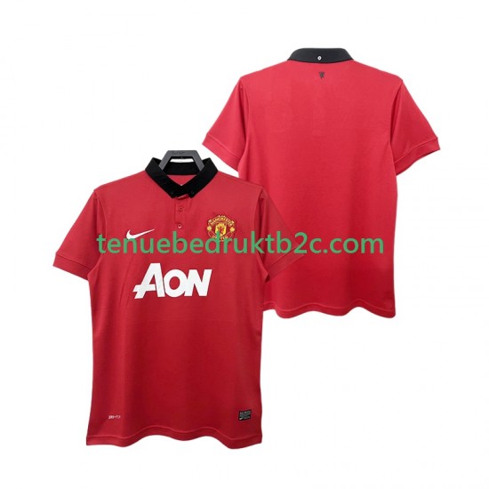 Thuisshirt Retro Manchester United 2013 2014 Mannen S-S