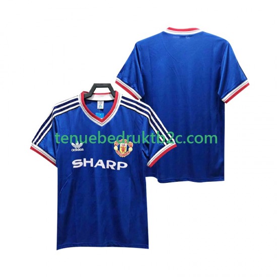 3de shirt Retro Manchester United 1986 1988 Mannen S-S