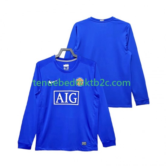 3de shirt Retro Manchester United 2009 Mannen 2008 L-S