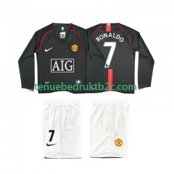 Uitshirt Retro Manchester United Ronaldo 7 2007 Voetbalteneu Kinderen 2008 L-S