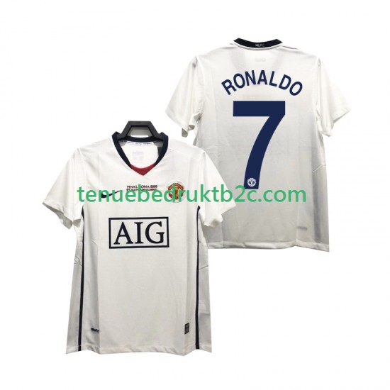 Uitshirt Retro Manchester United Ronaldo 7 Champions League 2009 Mannen 2008 S-S