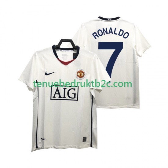 Uitshirt Retro Manchester United Ronaldo 7 Premier League 2009 Mannen 2008 S-S