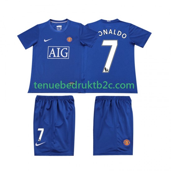 3de shirt Retro Manchester United Ronaldo 7 2009 Voetbalteneu Kinderen 2008 S-S