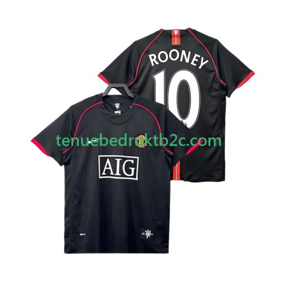 Uitshirt Retro Manchester United Rooney 10 2007 Mannen 2008 S-S