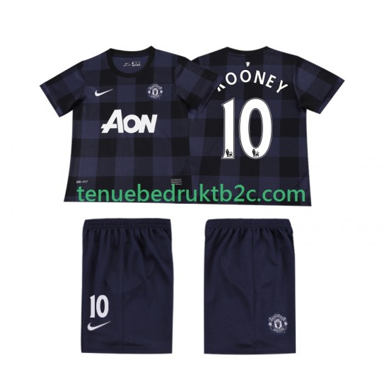 Uitshirt Retro Manchester United Rooney 10 2013 2014 Voetbalteneu Kinderen S-S