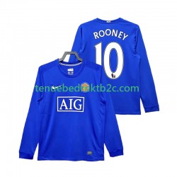 3de shirt Retro Manchester United Rooney 10 2009 Mannen 2008 L-S