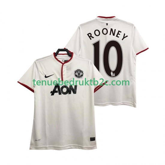 3de shirt Retro Manchester United Rooney 10 2013 2014 Mannen S-S