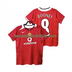 Thuisshirt Retro Manchester United Rooney 8 2005 Mannen 2006 S-S