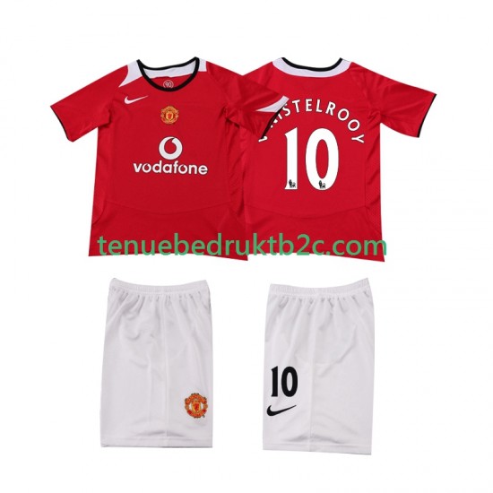 Thuisshirt Retro Manchester United Ruud van Nistelrooy 2005 Voetbalteneu Kinderen 2006 S-S