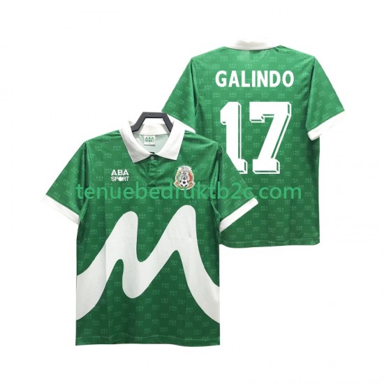 Thuisshirt Retro Mexico GALINDO 17 1995 Mannen S-S