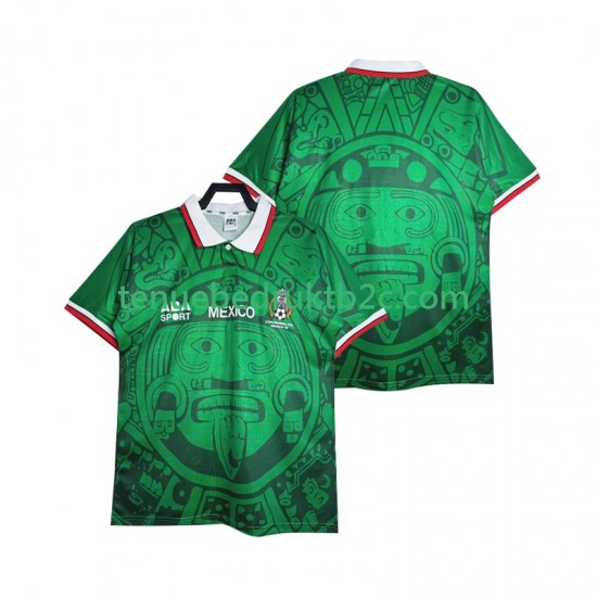 Thuisshirt Retro Mexico Mannen 1998 S-S