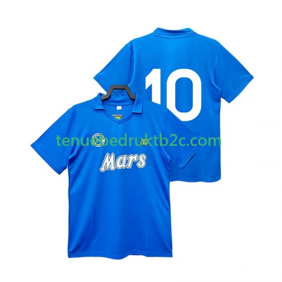 Thuisshirt Retro Napoli 10 1988 1989 Mannen S-S