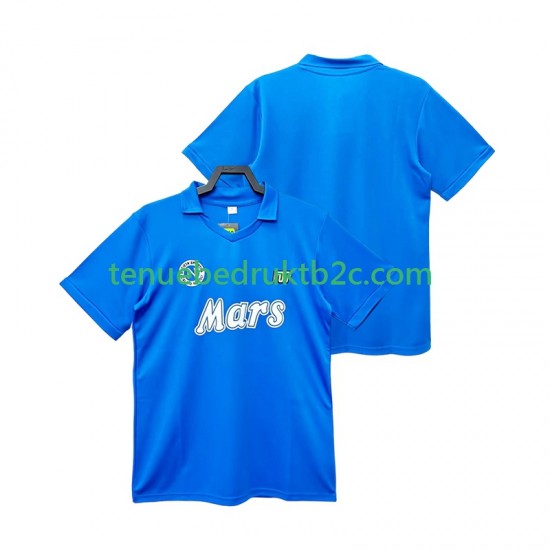 Thuisshirt Retro Napoli 1988 1989 Mannen S-S