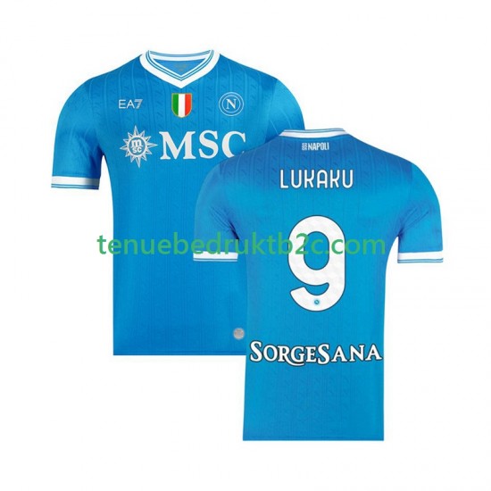 Thuisshirt Napoli Romelu Lukaku 9 Mannen 2025-26 S-S