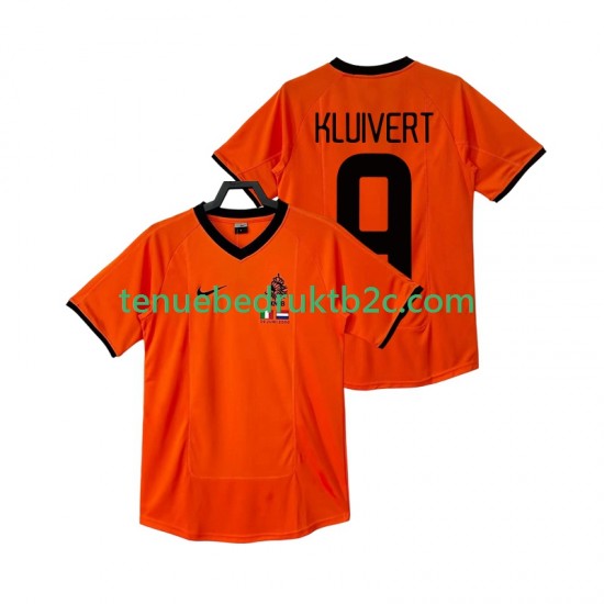 Thuisshirt Retro Nederland KLUIVERT 9 2000 Mannen S-S