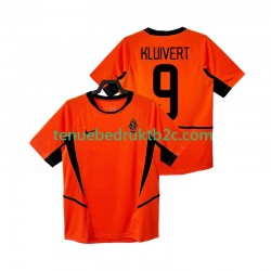 Thuisshirt Retro Nederland KLUIVERT 9 Mannen 2002 S-S