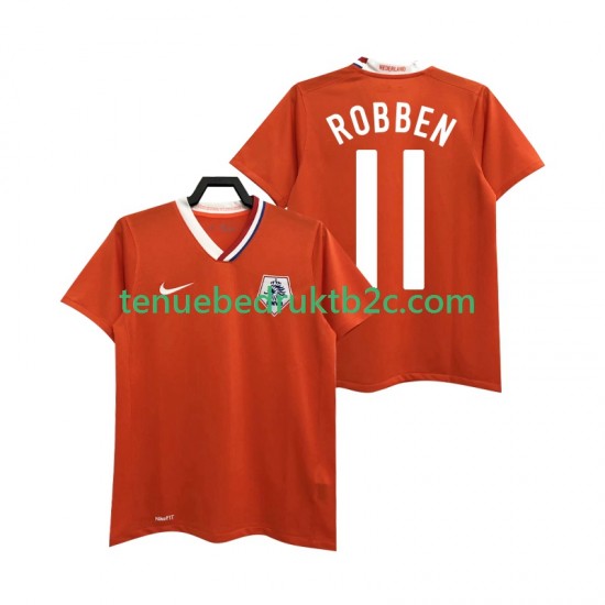 Thuisshirt Retro Nederland ROBBEN 11 Mannen 2008 S-S