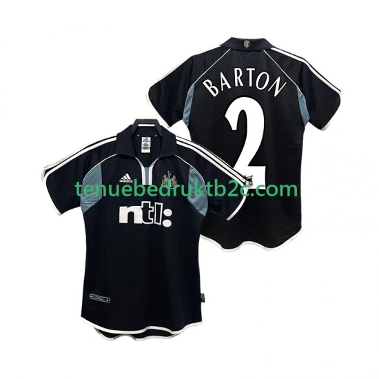 Uitshirt Retro Newcastle United BARTON 2 2000 2001 Mannen S-S