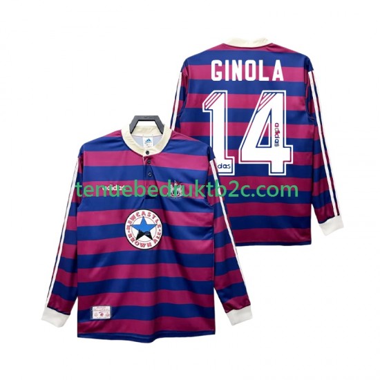 Uitshirt Retro Newcastle United GINOLA 14 1995 1997 Mannen L-S