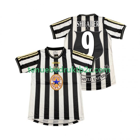 Thuisshirt Retro Newcastle United SHEARER 9 1997 Mannen 1999 S-S