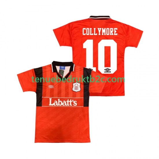 Thuisshirt Retro Nottingham Forest COLLYMORE 10 1995 Mannen 1994 S-S