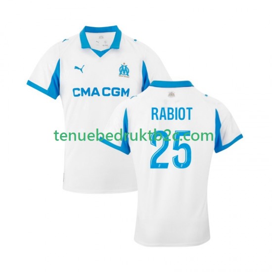 Thuisshirt Olympique Marseille Adrien Rabiot 25 Mannen 2025-26 S-S
