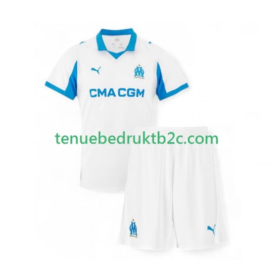 Thuisshirt Olympique Marseille Voetbalteneu Kinderen 2025-26 S-S