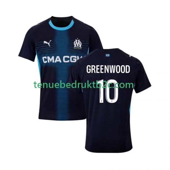 Uitshirt Olympique Marseille Mason Greenwood 10 Mannen 2025-26 S-S