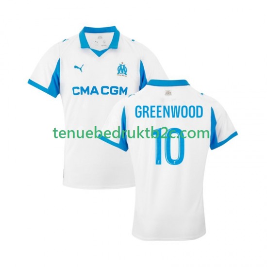 Thuisshirt Olympique Marseille Mason Greenwood 10 Mannen 2025-26 S-S