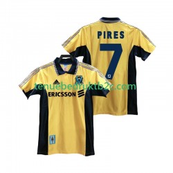 3de shirt Retro Olympique Marseille PIRES 7 Mannen 1998 1999 S-S
