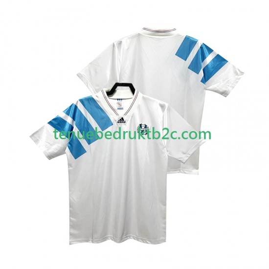 Thuisshirt Retro Olympique Marseille 1992 1993 Mannen S-S