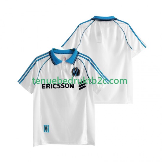 Thuisshirt Retro Olympique Marseille Mannen 1998 1999 S-S