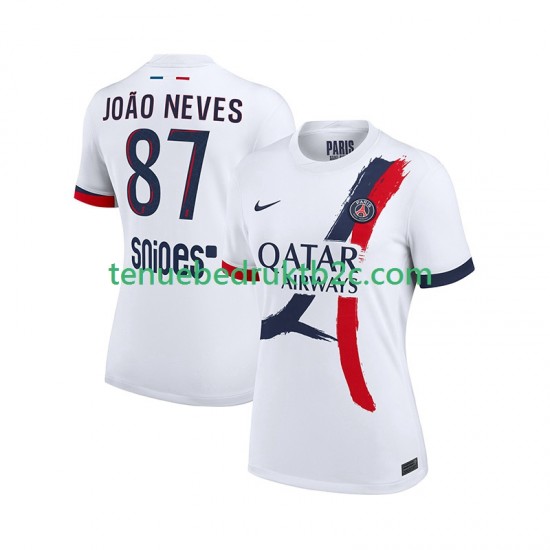 Uitshirt Paris Saint-Germain Joao Neves 87 Mannen 2025-26 S-S
