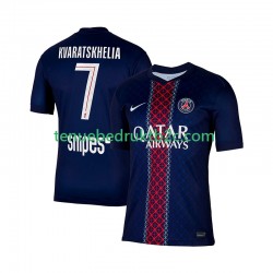 Thuisshirt Paris Saint-Germain Khvicha Kvaratskhelia 7 Mannen 2025-26 S-S