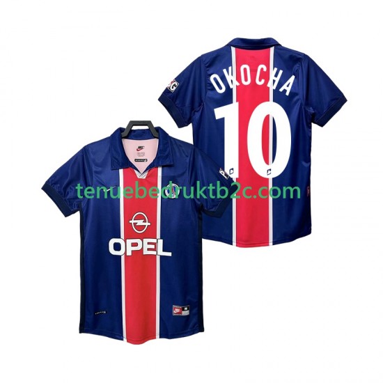 Thuisshirt Retro Paris Saint-Germain OKOCHA 10 Mannen 1998 1999 S-S