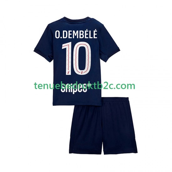 Thuisshirt Paris Saint-Germain Ousmane Dembele 10 Voetbalteneu Kinderen 2025-26 S-S