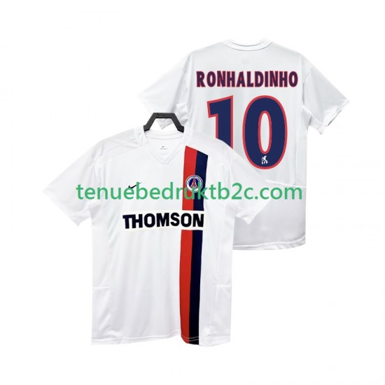 Uitshirt Retro Paris Saint-Germain RONHALDINHO 10 2003 Mannen 2002 S-S