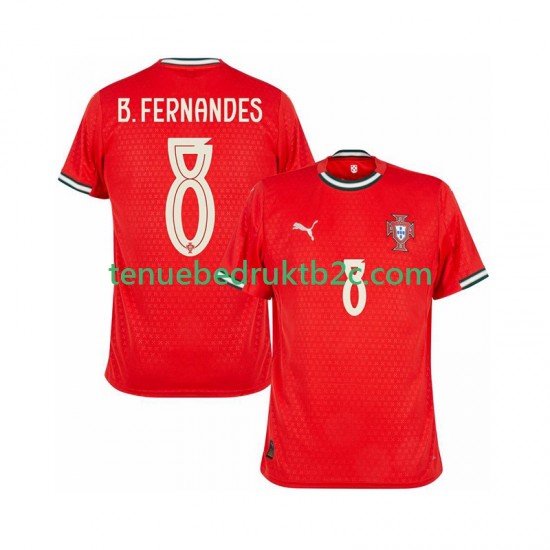 Thuisshirt Portugal Bruno Fernandes 8 Mannen 2025-26 S-S