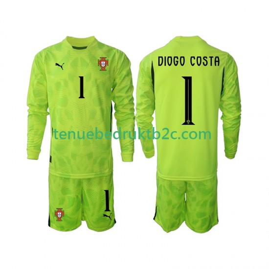 Thuisshirt Portugal Keeper Diogo Costa 1 Voetbalteneu Kinderen 2025 L-S