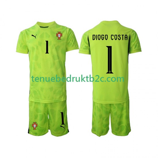 Thuisshirt Portugal Keeper Diogo Costa 1 Voetbalteneu Kinderen 2025 S-S