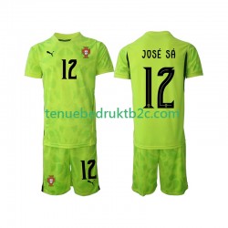 Thuisshirt Portugal Keeper Jose Sa 12 Voetbalteneu Kinderen 2025 S-S