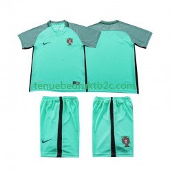 Uitshirt Retro Portugal 2016 Voetbalteneu Kinderen S-S