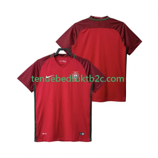 Thuisshirt Retro Portugal 2016 Mannen S-S