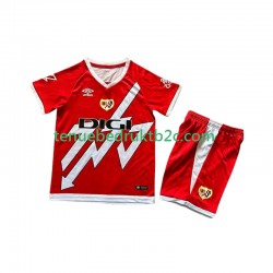 Thuisshirt Rayo Vallecano Voetbalteneu Kinderen 2024-25 S-S
