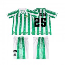 Thuisshirt Retro Real Betis FINIDI 25 1996 1997 Voetbalteneu Kinderen S-S