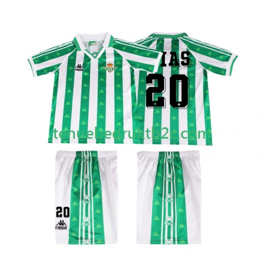 Thuisshirt Retro Real Betis Tomas Olias 20 1996 1997 Voetbalteneu Kinderen S-S