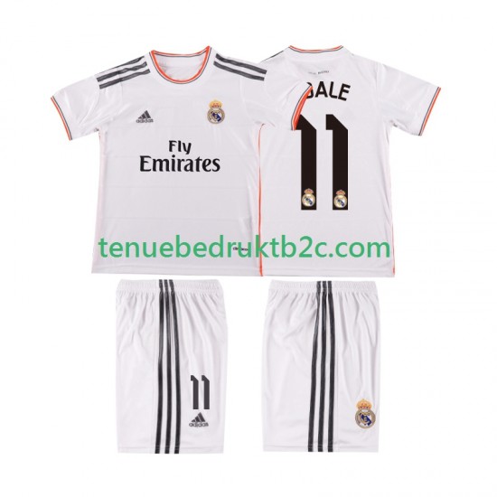 Thuisshirt Retro Real Madrid BALE 11 2013 2014 Voetbalteneu Kinderen S-S