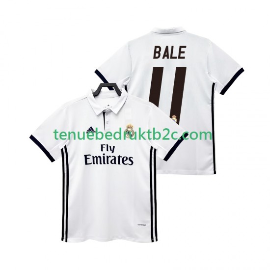 Thuisshirt Retro Real Madrid BALE 11 2017 2018 Mannen S-S